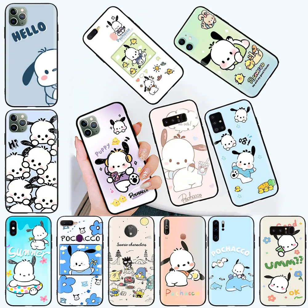 Custodia Morbida C-20 Pochacco Per Iphone 11 12 13 14 X Xs Pro Max Plus Mini