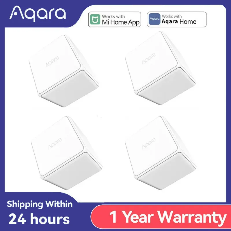 

Aqara Magic Cube Controller Zigbee Version Controlled by Six Actions For Mijia App Smart Home Device Smart Socket