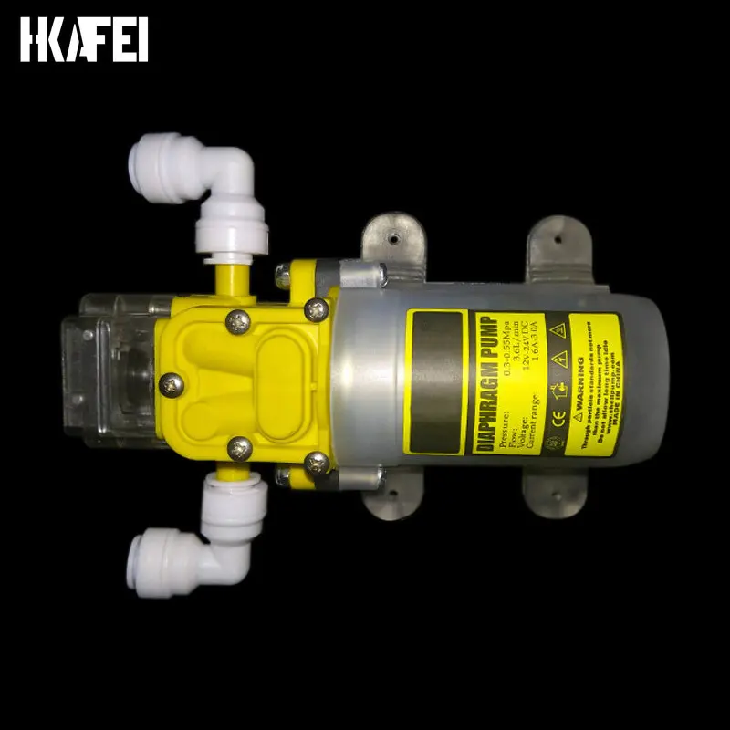 Bomba de Água de Diafragma em Miniatura Alta Pressão Auto Priming Purificador de Água Lavagem de Carro Micro Bomba dc 12v 24v 30w