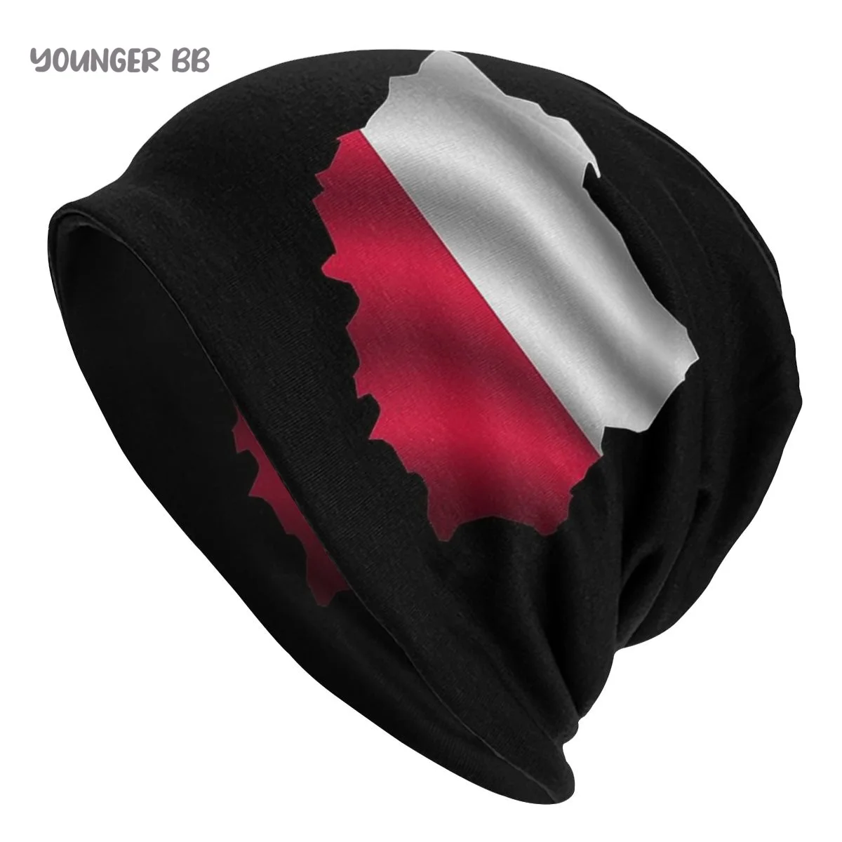 

Bonnet Hats Poland Flag Men Women's Knitting Hat Poland Flag Map Winter Warm Cap Beanies Thermal Elastic Caps