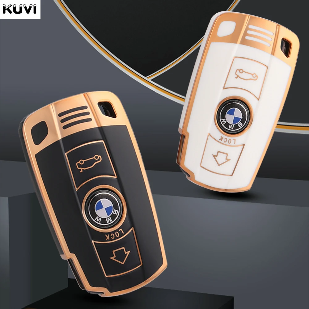Funda de TPU para llave remota de coche, carcasa para BMW E90, E60, E70