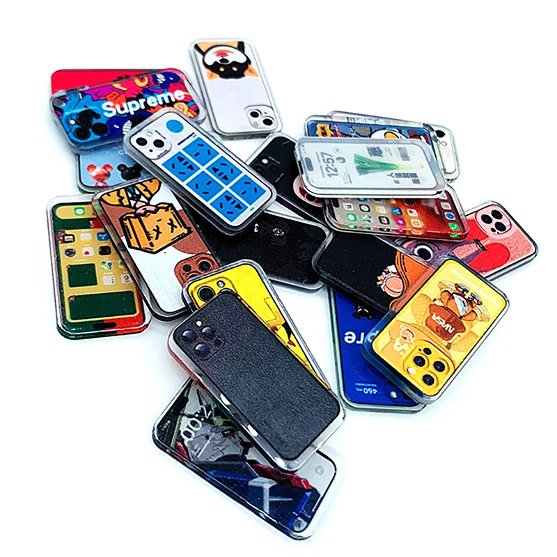 1/12 casa delle bambole mini modello di telefono cellulare casa delle bambole simulazione cellulare accessori per la decorazione della casa delle bambole giochi di imitazione giocattoli - immagine 4