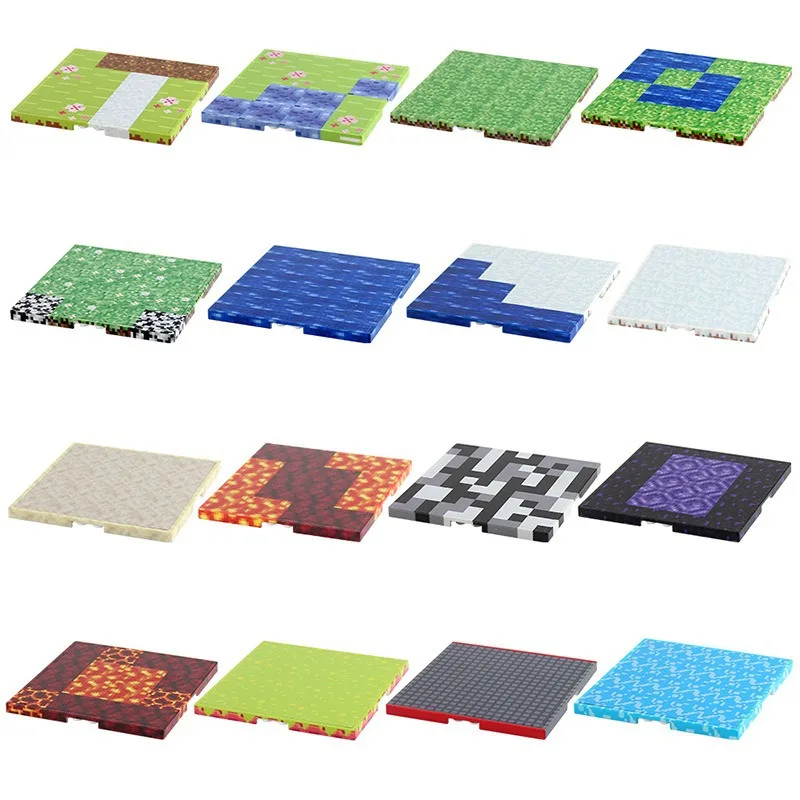 Magnetic Building Blocks Toy Set with Variety Baseplates