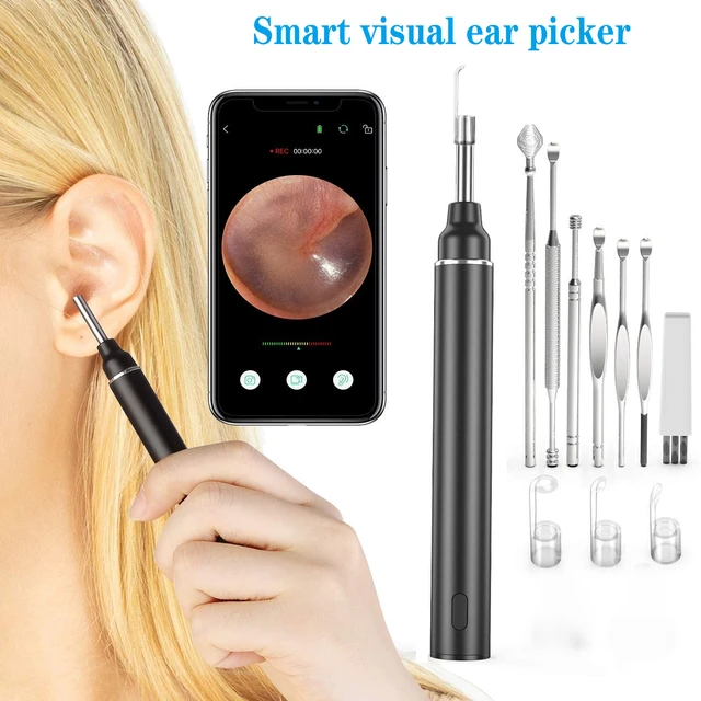 Vitcoco Otoscope Ear Wax Removal 3.0mm Ultra-thin Otoscope With