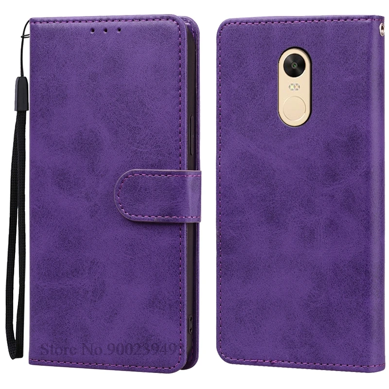 Leather Flip Wallet Case