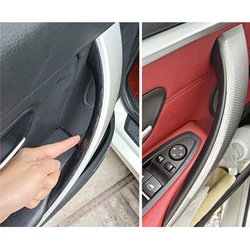 Premium Car Interior Door Handle Pull Protective Cover (Black 2pcs)