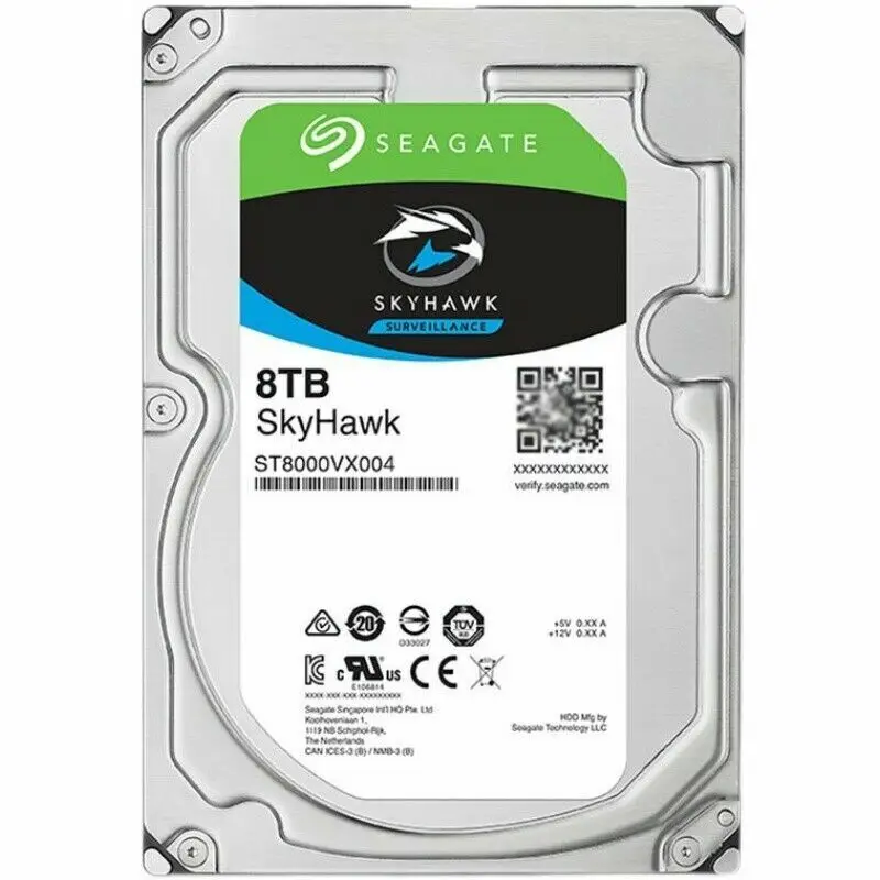 

For Seagate SkyHawk 8TB 3.5" Hard Drive SATA 6GB/s 7200RPM ST8000VX004 Hard Drive HDD 100% Tested Fast Ship