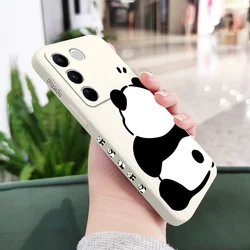 Panda Back Phone Case - Durable and Stylish Design for Y33T(Y33S) (White)
