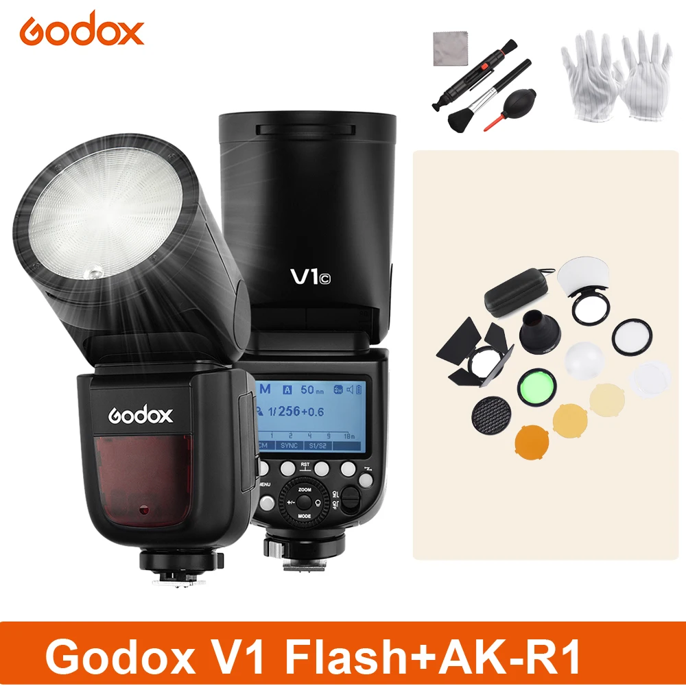 Godox V1 Flash V1C TTL 1/8000s HSS battery Speedlite Flash+Trigger f Canon  【US】 6952344217184