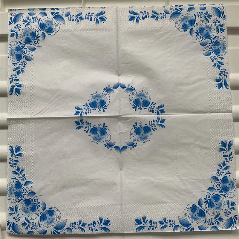 Description Picture 5 of itemDecoupage table paper napkins elegant tissue vintage towel flower butterfly stamp birthday wedding party home beautiful decor 20
