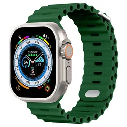 Ocean Silicone Strap for Smartwatch - Durable and Stylish Bracelet Band (Clover)
