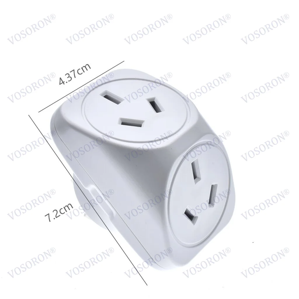 Australia Wall Socket Extension Outlet 1 to 2 Way AU Standard Socket Power Wall Strip China New Zealand Adapter