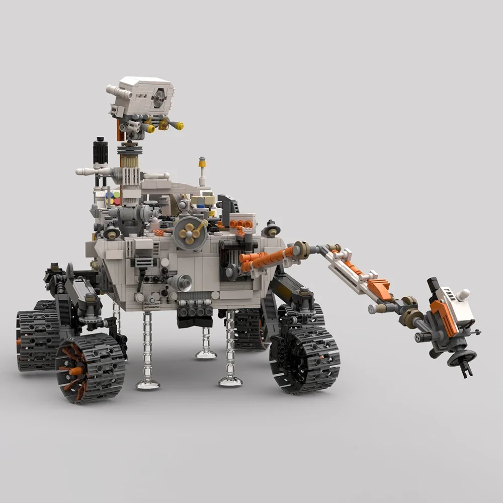 

Строительные блоки MOC Perseverance Mars Rover, космическая фотоигрушка, 2997 шт., игрушки «сделай сам», детские подарки на день рождения