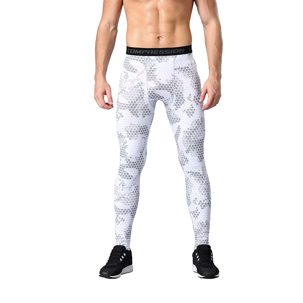 New Men's Casual Leggings Quick Dry Fit Sportswear Running Leggings Fitness Training Leggings Yoga Pants Summer Sportswear