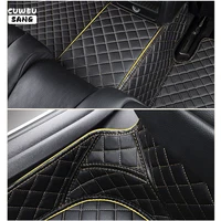 CUWEUSANG Custom Car Floor Mats For Skoda Superb Auto Carpets Foot Coche Accessorie 5