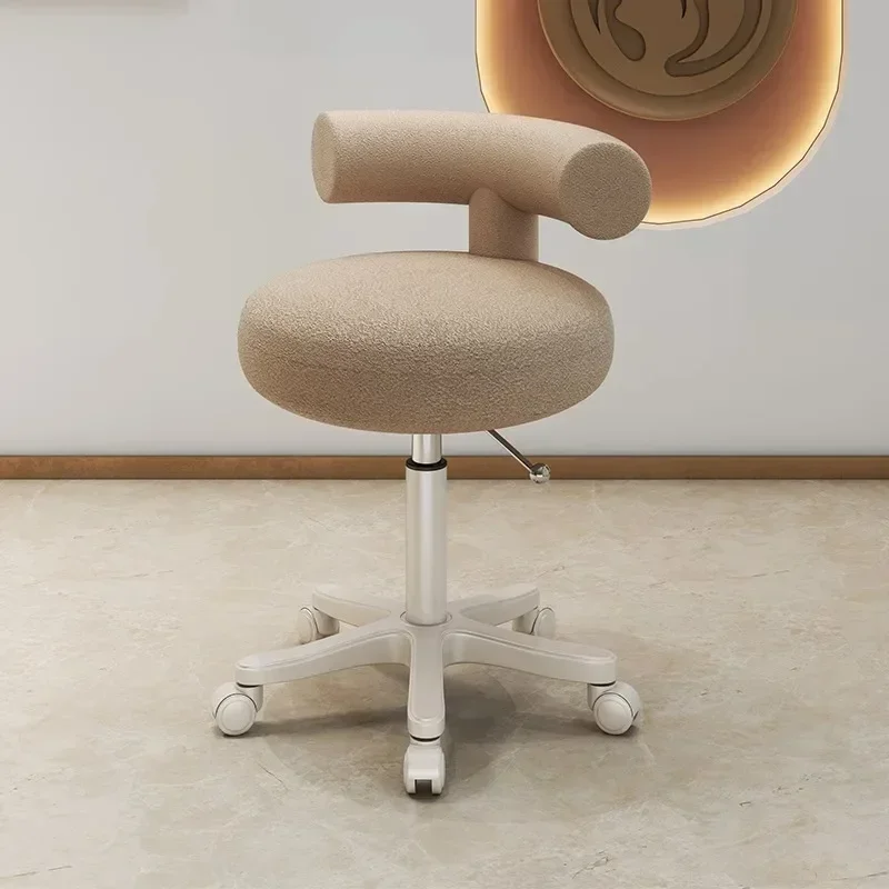 

Hairdressing Barber Chair Cosmetic Luxury Swivel Tattoo Wheels Barber Chair Styling Cadeira De Salao De Beleza Salon Furniture