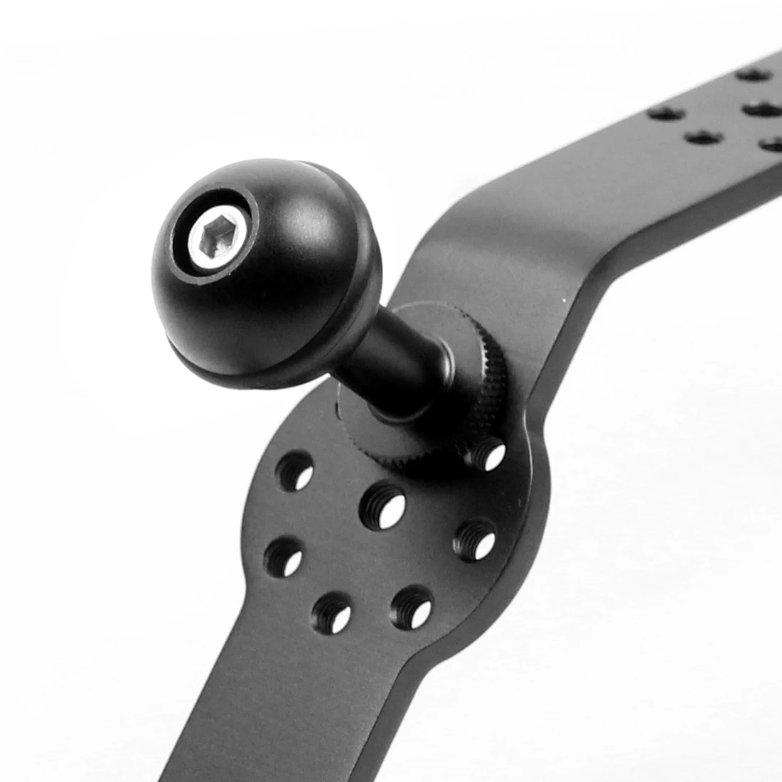 Tauchen Tablett Dual Griff Grip Expansion Lift Up Mount Aluminium Handheld LED Blitzlicht Halterung DSLR Unterwasser Fotografie Werkzeug – Detail 15