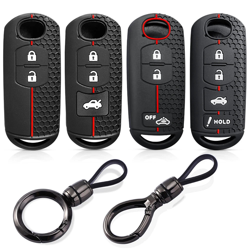 Premium Silicone Remote Key Cover Case - Durable, Protective, Stylish Design