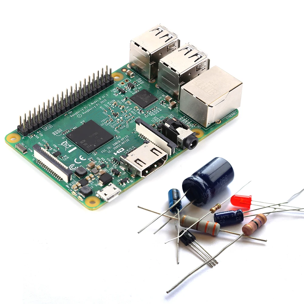 

Для Raspberry Pi 3 B + материнская плата с более высоким Ethernet для Raspberry Pi 3 + Модель B Desktop 4,1/4,2 Bluetooth-совместима с Wi-Fi
