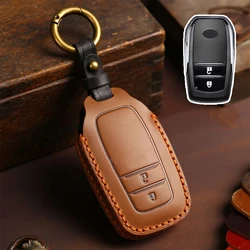 Premium Car Key Case Cover | Sleek & Durable Protection (Brown)