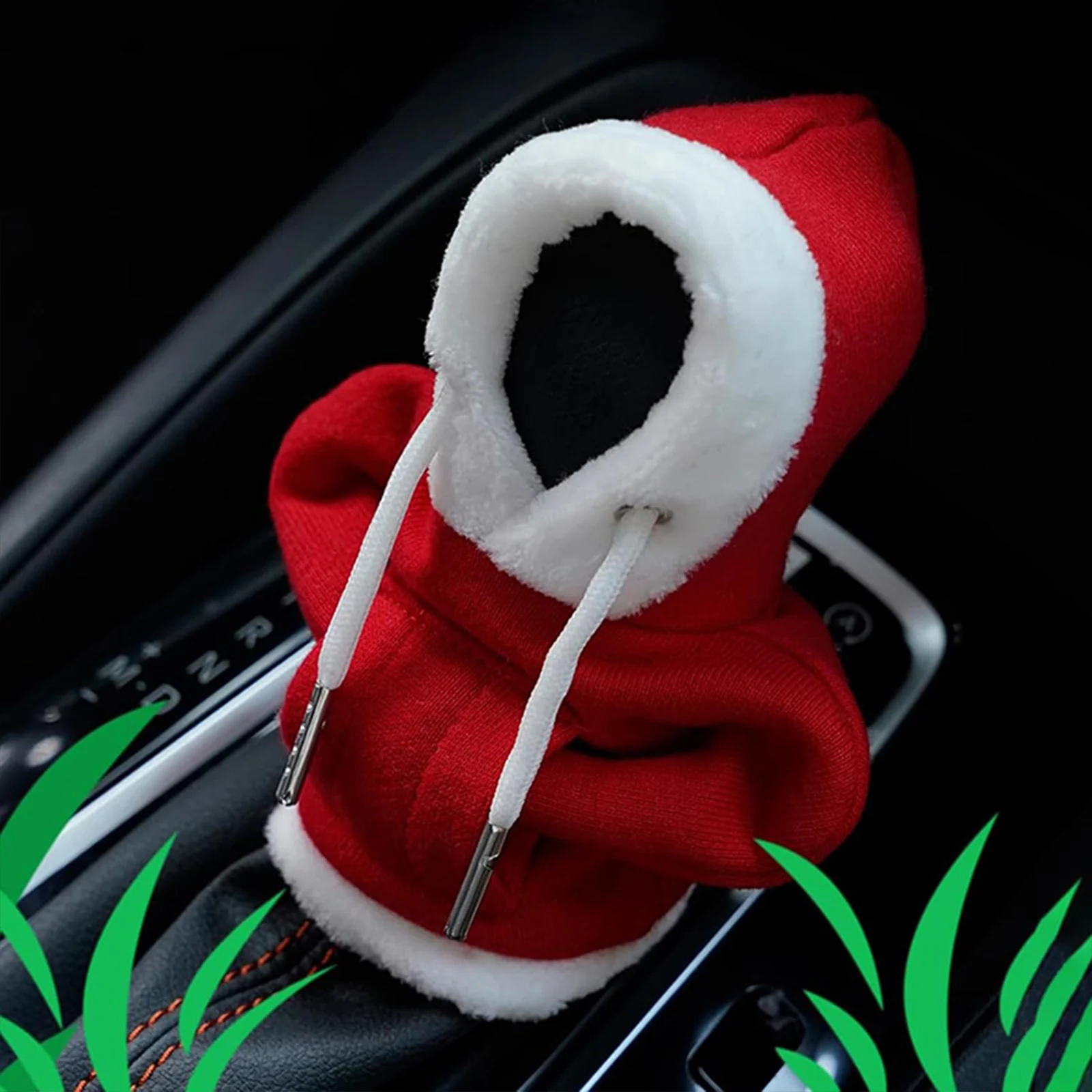 Car Gear Shift Cover Gear Handle Knob Hoodie Cover Decoration Fits Manual Automatic Universal Car Shift Lever Interior Decor