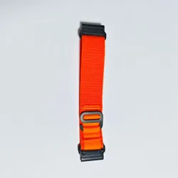 Durable Nylon Watch Strap with Quickfit Adjustment - 26mm (Orange)
