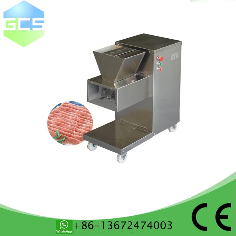 QW Vertical Meat Cutter Machine 110V Restaurant Slicer 800KG/hr Capacity Meat Grinder for Kitchen Use