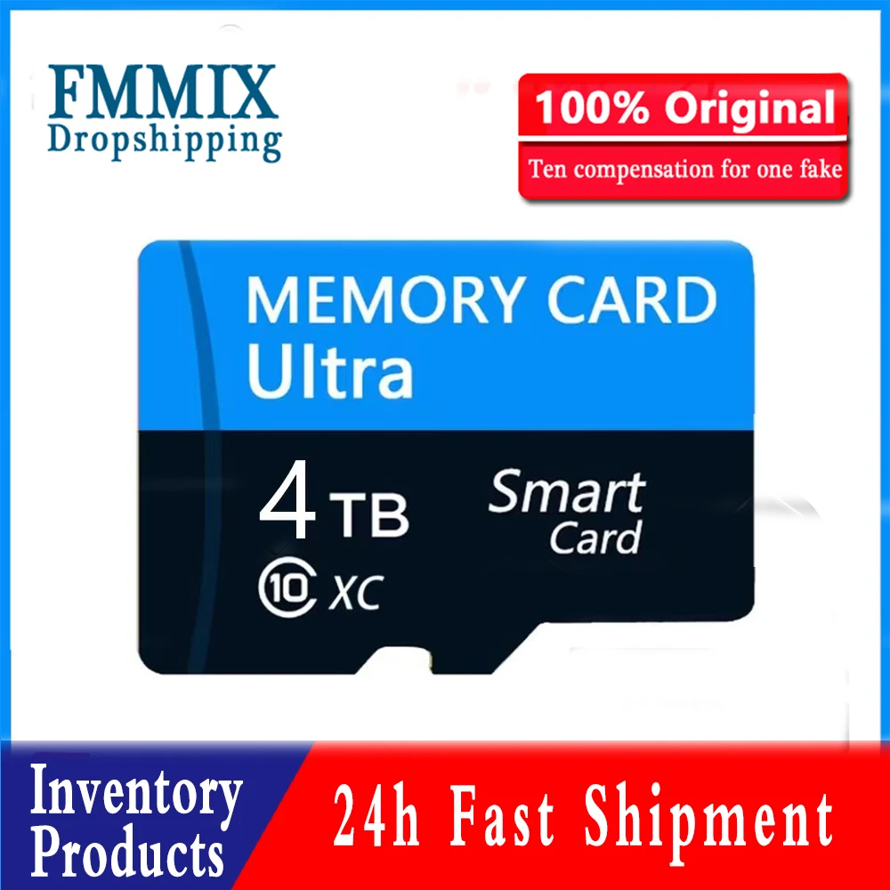 High Speed Micro SD 2TB 100 Original Micro SD Card 4TB Memory Card 2TB
