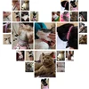 Hot Sale Super Shining Diamond Rhinestone Cat Collar Puppy Baby Dog Cat Collar Leather Strap Kitten Accessories Puppy Pet Collar 6