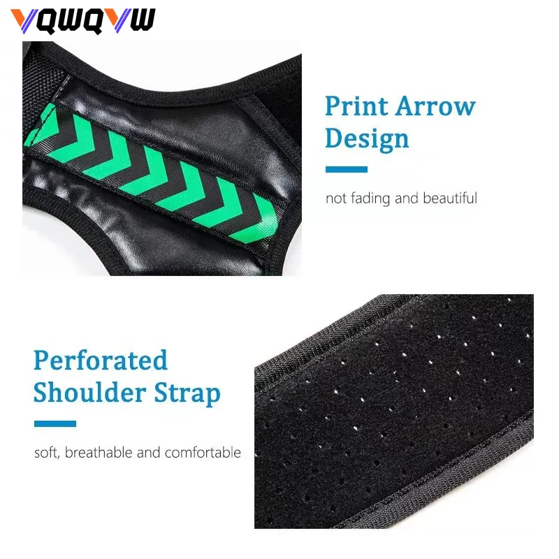 Posture Corrector 1Pcs Adjustable Back Support Corrector Belt Spine Men and Women Home Office Outdoor Upper Back Waist Shoulder Correction