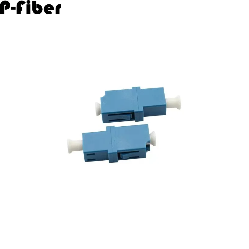 10pcs LC simplex adapter LC flange coupler optical fiber jumper connector SM MM OM1 OM2 OM3 OM4 good quality P-fiber