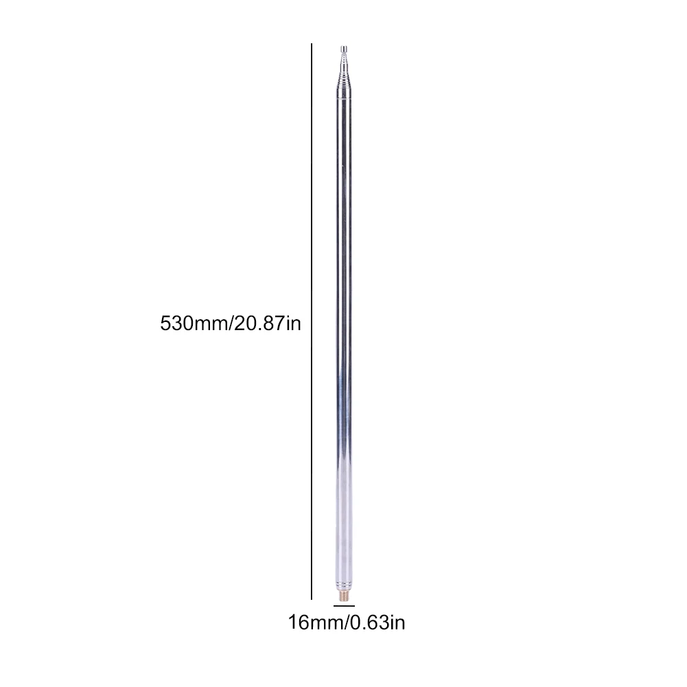 Stainless Steel Telescopic Whip Antenna for HF Radio