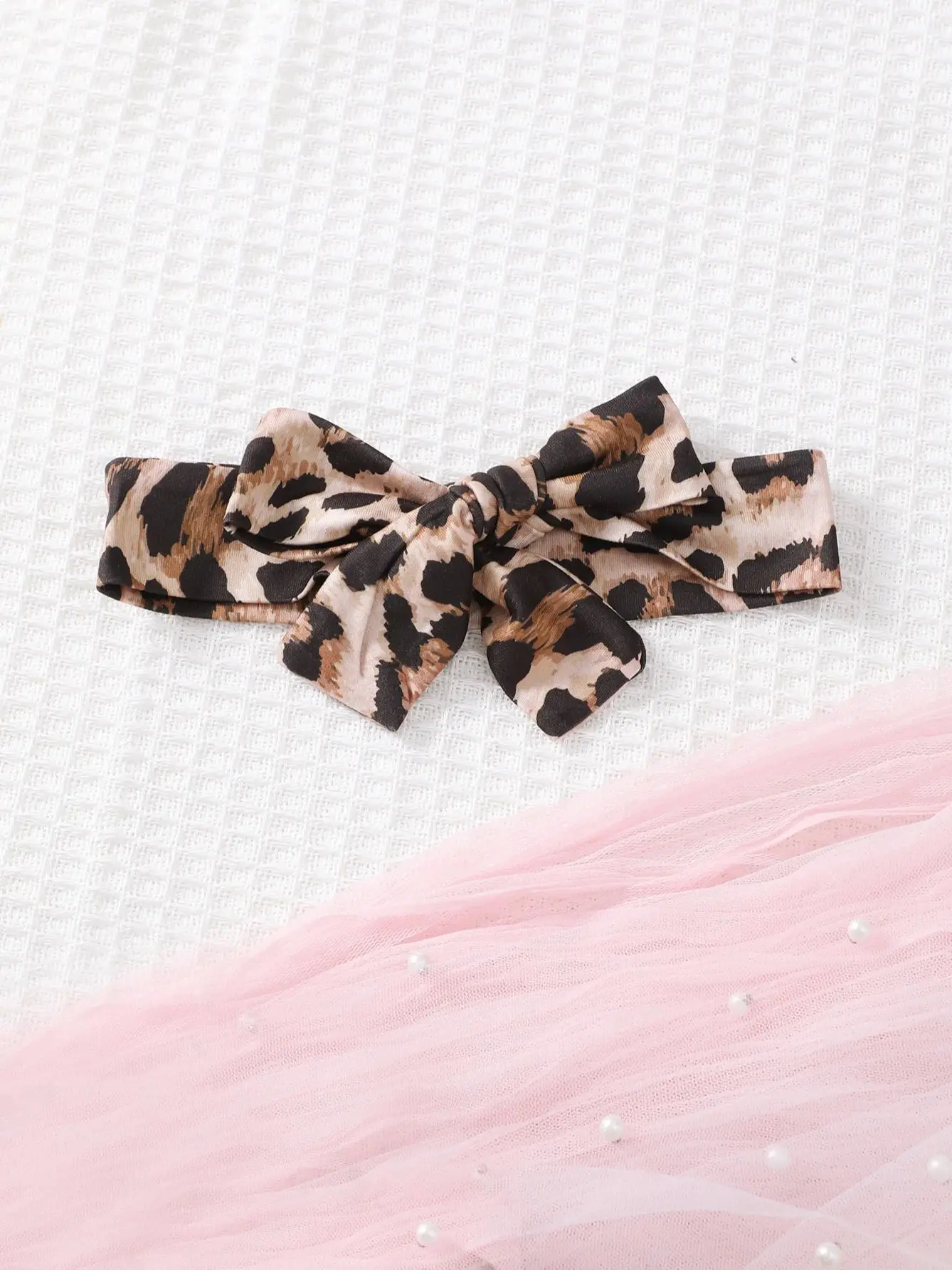 0-3 Year Old Newborn Baby Girls Summer Short Sleeved Lapel Black Leopard Print Cute Fashion Pleated Dress