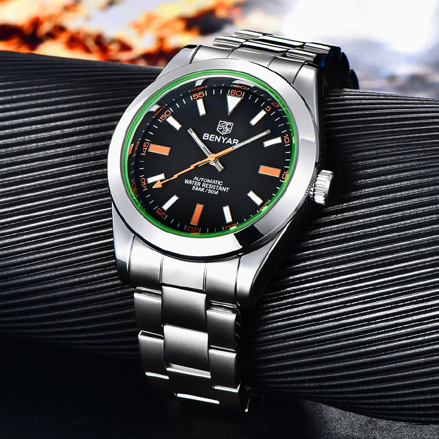 

Benyar Skymaster men mechanical wristwatches watch men waterproof sport men watches 2023 luxury clock Tourbillon Reloj hombres