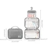1pc Multi-Functional Travel Makeup Bag For Women Foldable Toiletry Bag Dry Wet Separation  Cosmetic Washing Storage Bag Girls 3