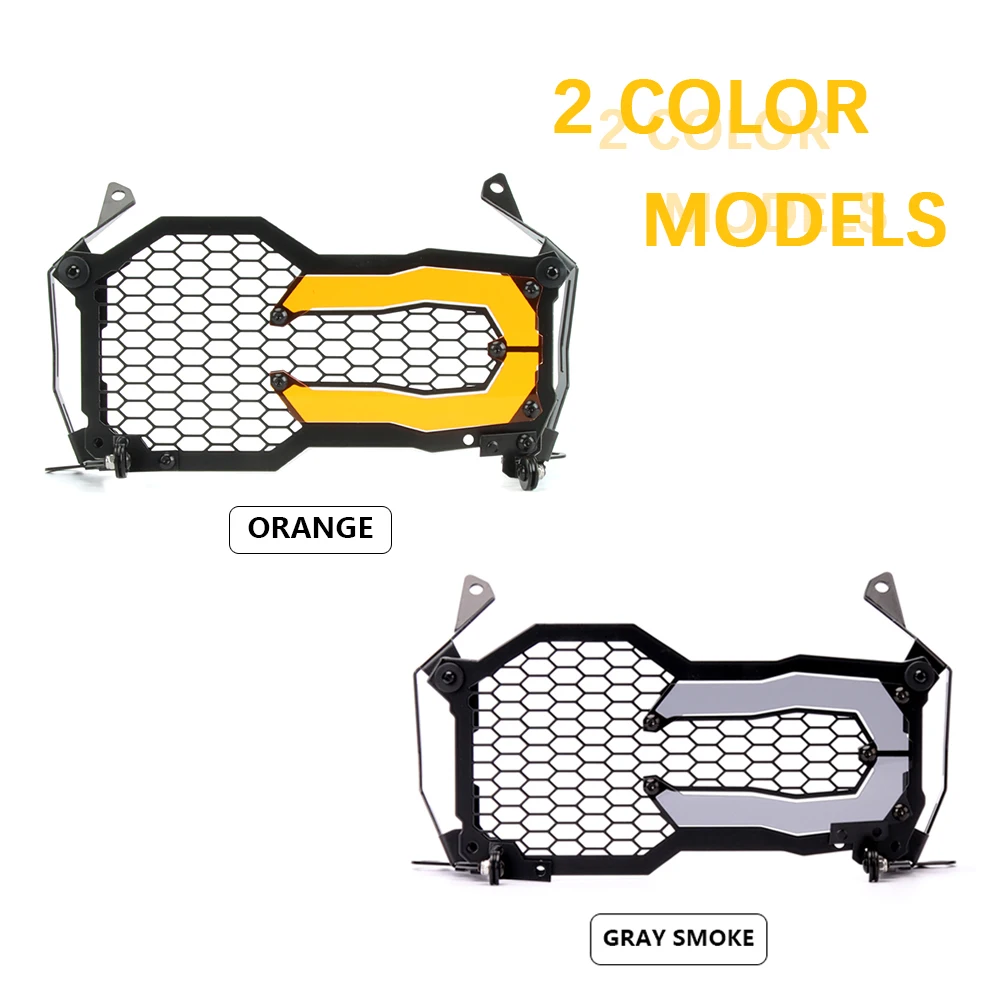 For BMW R1200GS LC ADV 40 Years Edition R 1250 GS Head Lights Grille Guard Cover R1250GS Adventure Flipable Headlight Protector