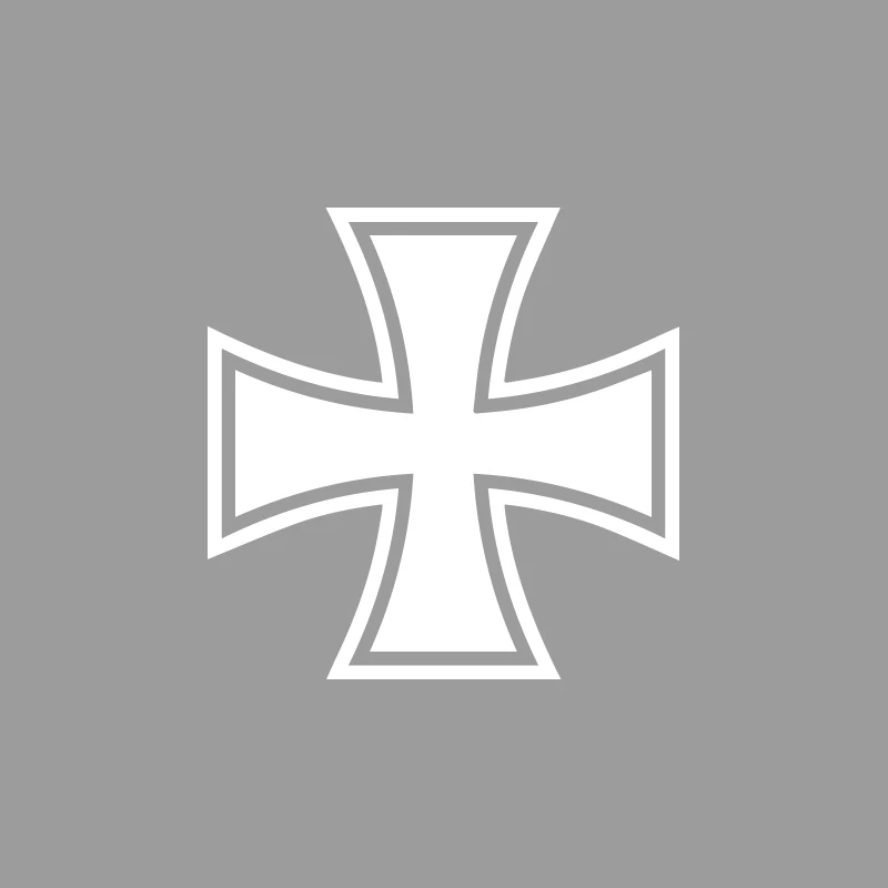 Iron Cross Car Sticker – Distinctive Decor