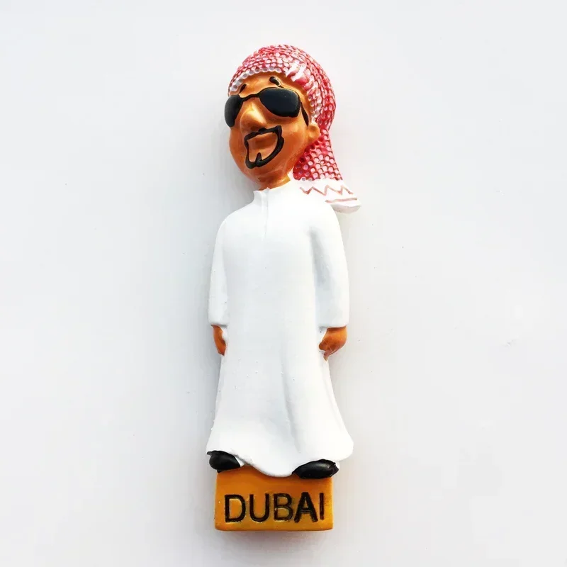 Dubai Tourist Souvenirs Fridge Magnets Khalifa Tower Saudi Arabia Refrigerator Commemorative Magnet Stickers Home Decoration magnetic fridge magnets magnetic sticker magnetic fridge stickers refrigerator decor