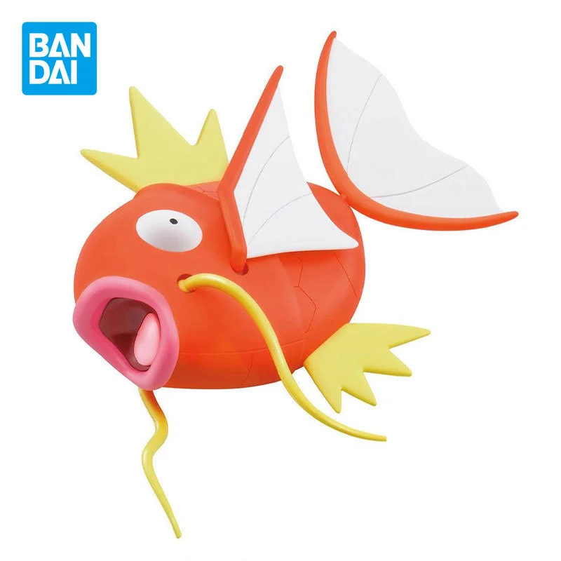 バンダイオリジナルポケモンモデルキットアニメフィギュアmagikarp-plamoビッグ01アクションフィギュアグッズの装飾品のおもちゃギフト子供のための