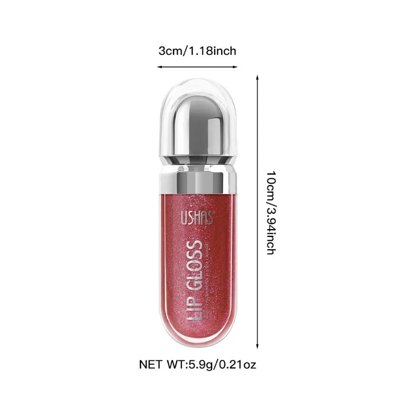 12Colors Glitter Lip Gloss Long Lasting Diamond Pearlescent Metallic Liquid Lipstick Moisturizing Lip Glaze Cosmetics Makeup Ins