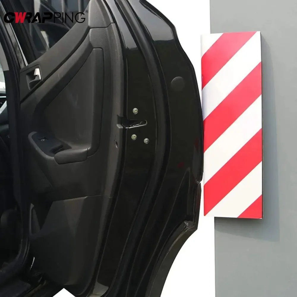 Car Stickers Car Door Stickers Car Reflective Stickers Car Door Protector Car Door Anti Collision Strip Bumper Corner Protector Car Door Edge Protector Car Bumper Protector Car Bumper Sticker Car Door Rubber Protector 2PCS Car Door Bumper Protection Exterior Anti Adhesive Parking Garage Protector Scratch Adhesive Warning Sign