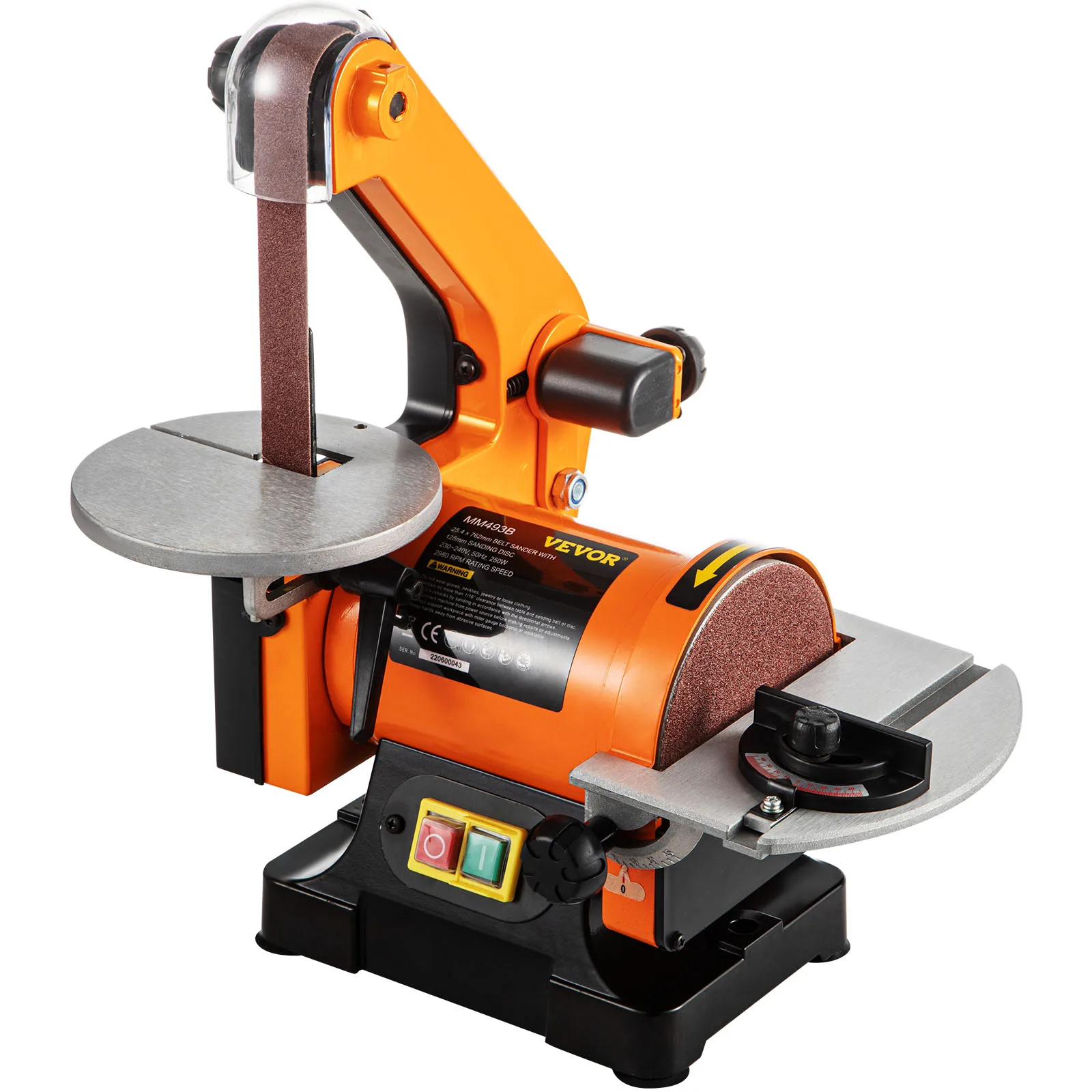 Electric Grinder Electric Sander Belt Sander SucceBuy 250W Electric Disc Belt Sander Mini Table 5in FixedAngle Sharpener Abrasive Cutting Edge Machine Knife Polisher Grinder