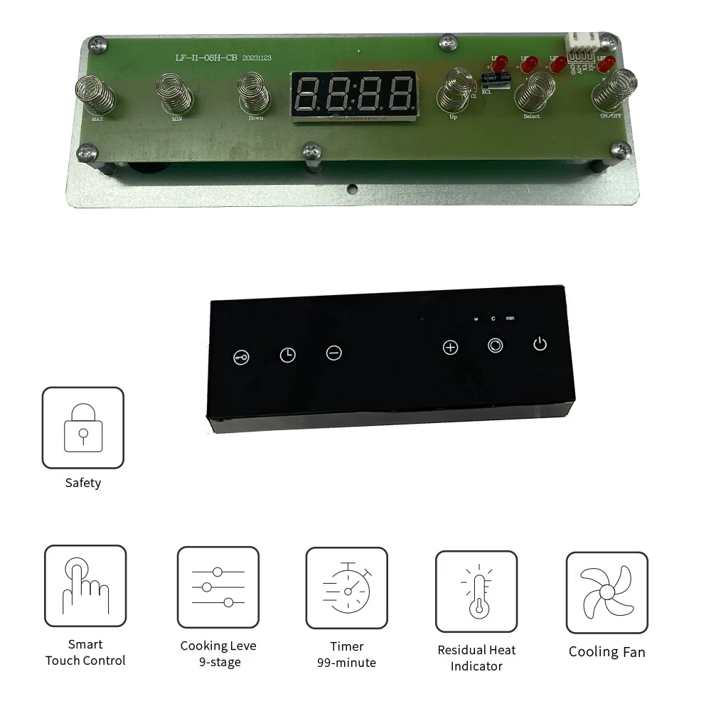 2000 Watt 1 Burner Induction Cooktop