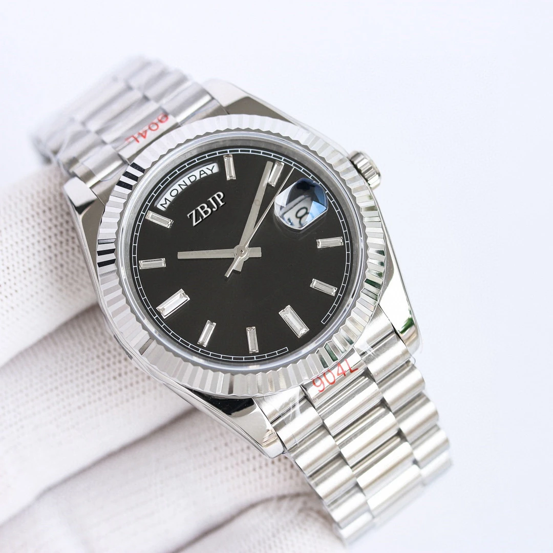 Customized 40MM Top Brand Men's Automatic Mechanical Watch Luxury Sapphire Glass Waterproof MIYOTA8215 Stainless Steel Watch