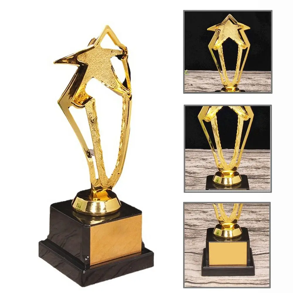 

Golden Award Trophy Star Singing Dancing Competition Reward Prize Cup Basketball Medals Craft Souvenirs Winner Award Trophy Toy