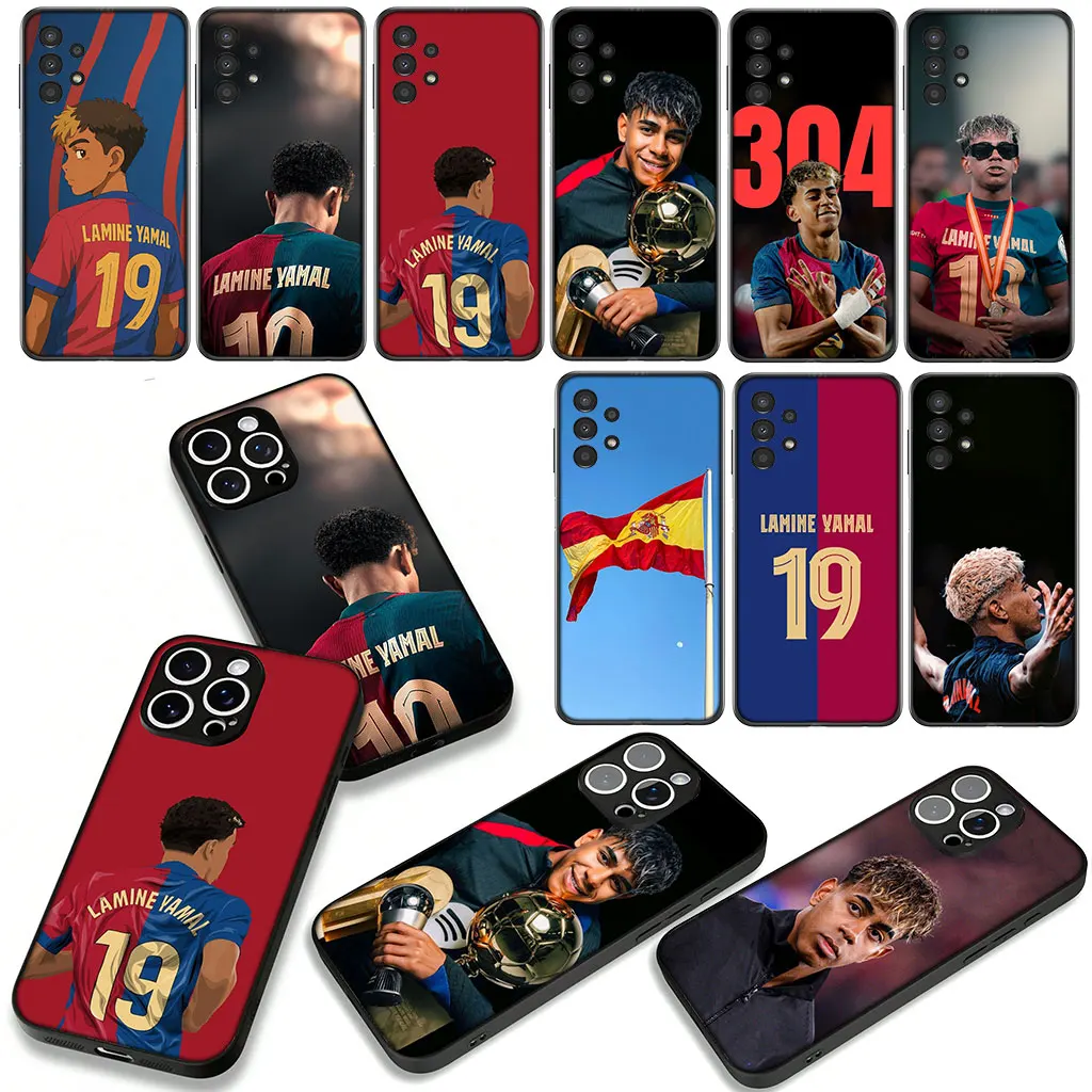 Soccer-Themed Protective Phone Cover with Spain No. 5 Design