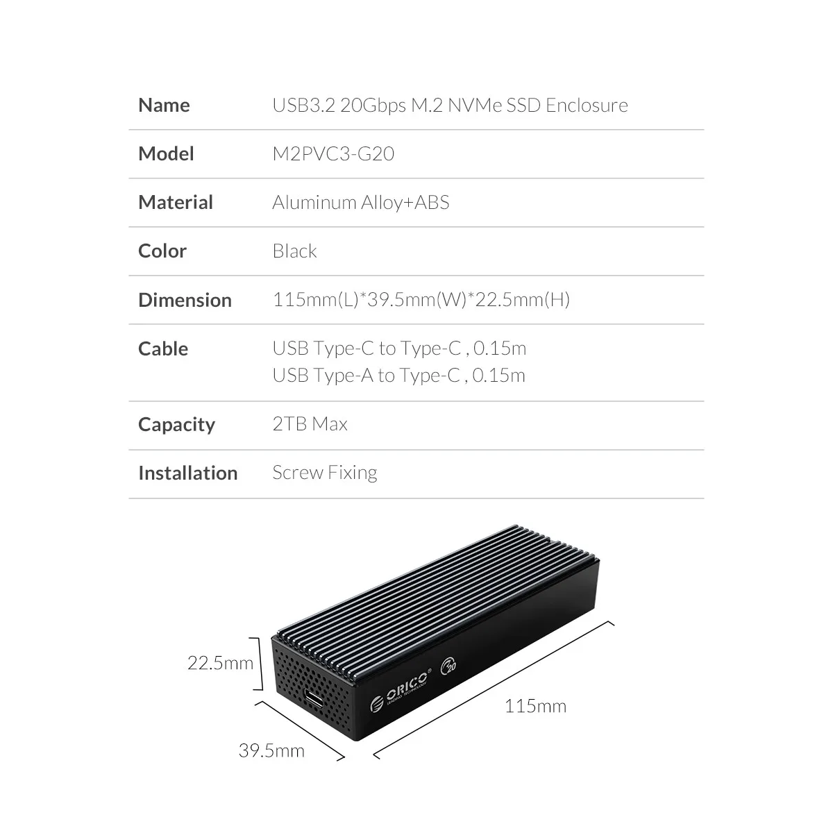 para SSD 2230, 2242, 2260, 2280