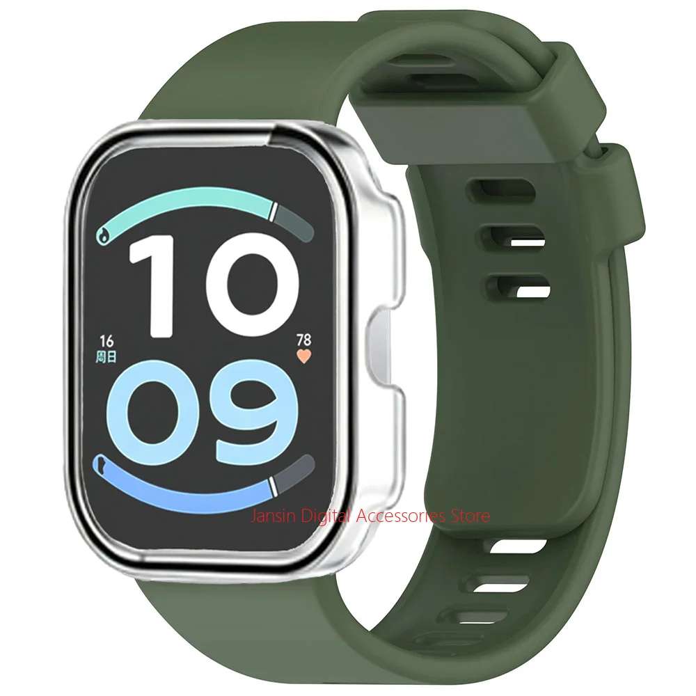 Versatile Sport Band with Clear Tempered Glass Case and Protective Cover