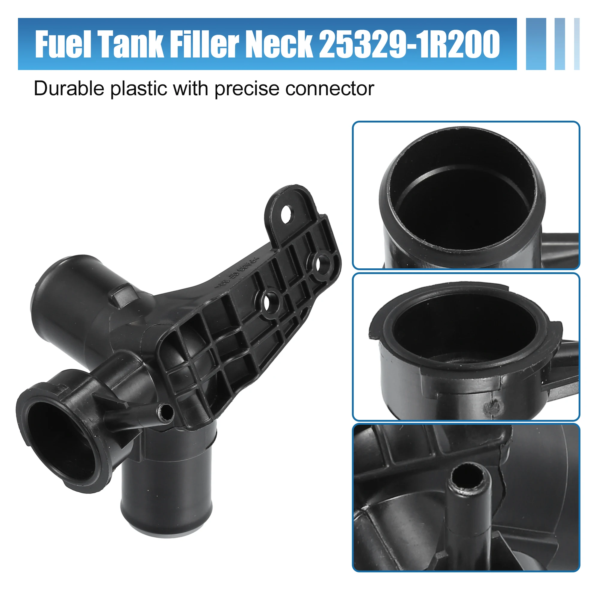 X Autohaux Car Engine Radiator Coolant Filler Neck 253291R200/253301R000 for Hyundai Veloster Base Accent GLS 1.6L L4 2012-