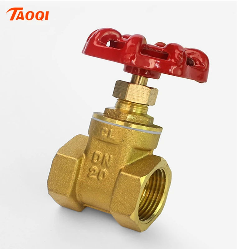 1/2" 3/4"1‘’ Female To Female Thread Two Way Brass gate valves DN15 20 25 water valve switch valve Internal Thread Gate valves